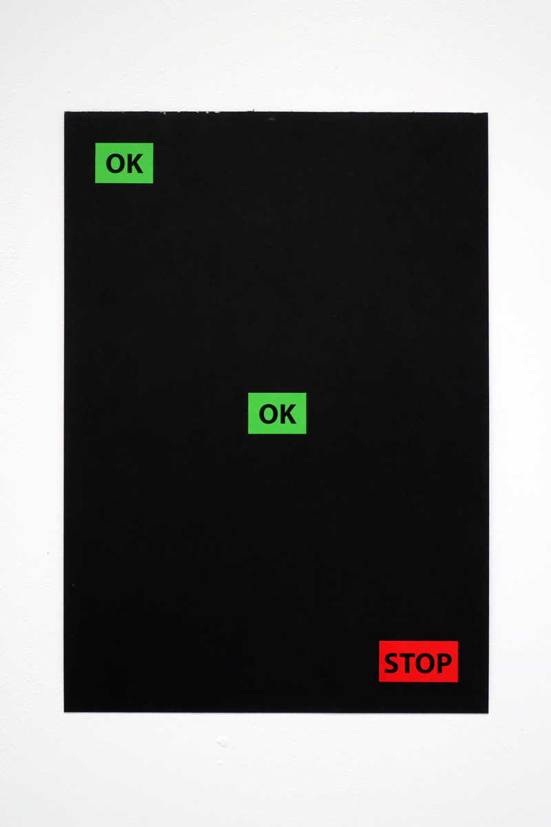 Elsa Werth, Ok Stop (II), 2021